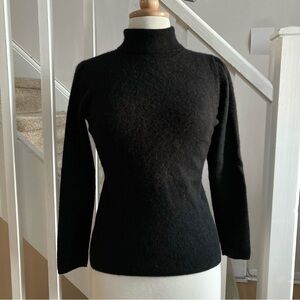 Black Cashmere Turtleneck